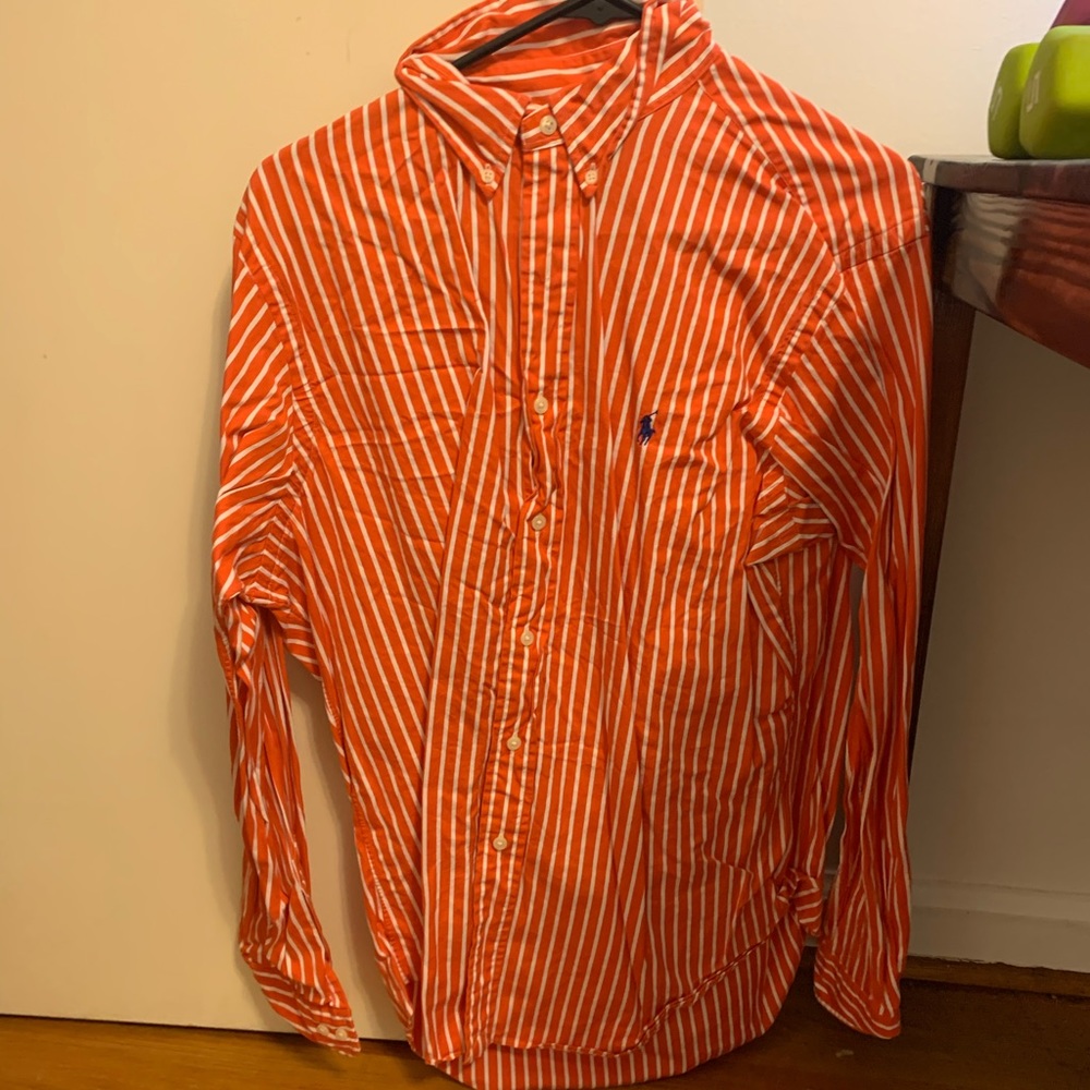 Orange Stripe Button Down - image 1
